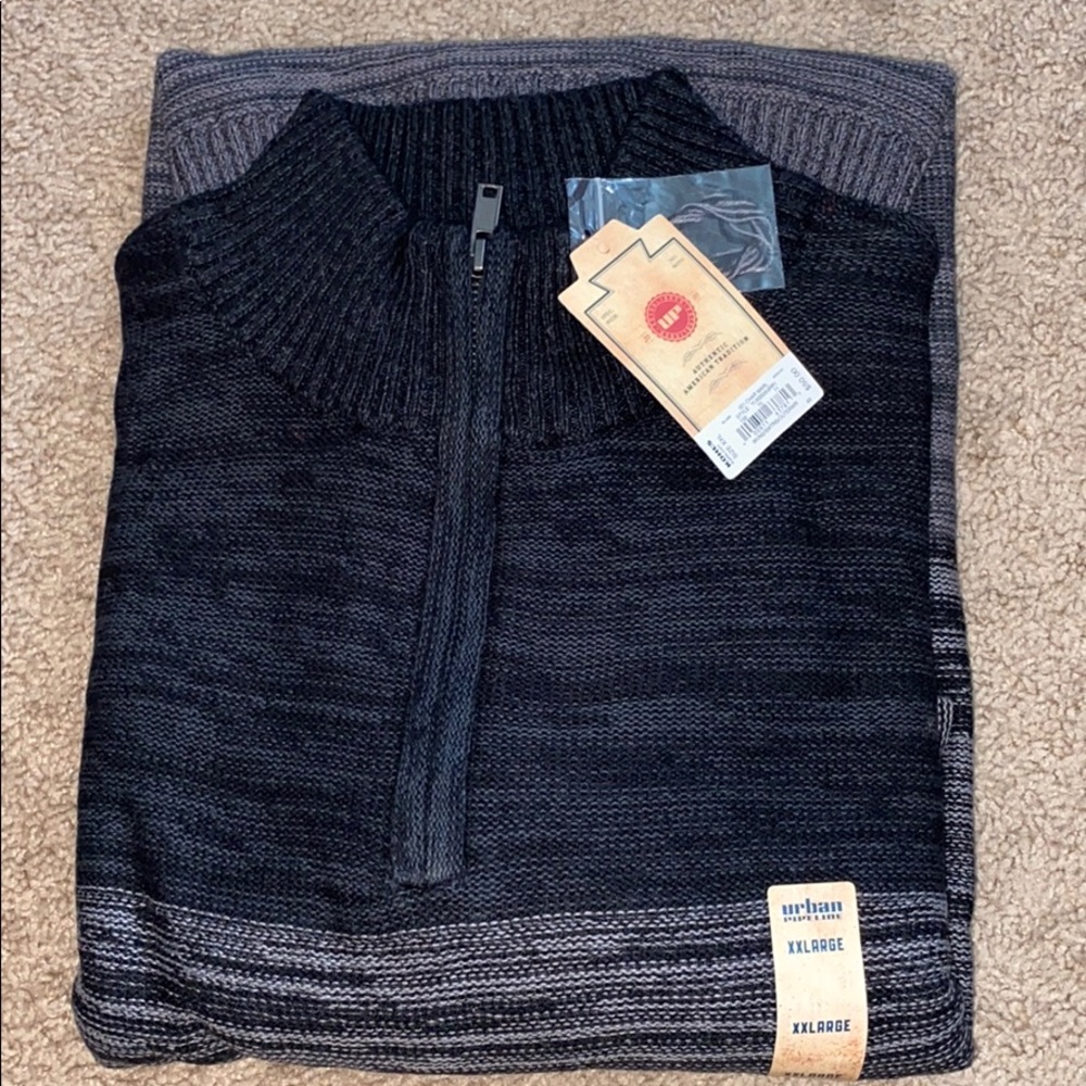 🆕1/4 zip men’s sweater. BRAND NEW!